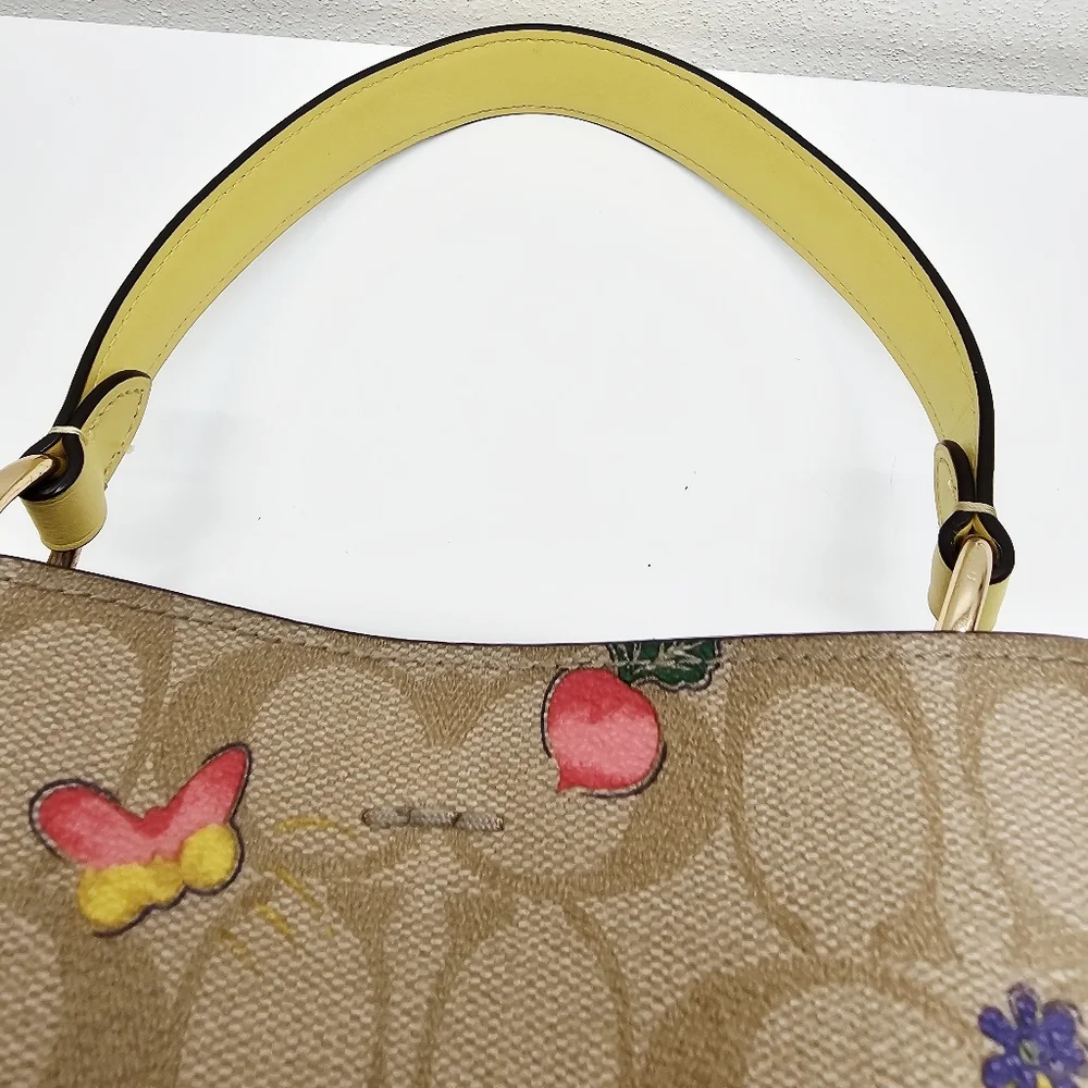 Coach Small Town Bucket Bag In Signature Canvas Dreamy Veggie Print Retails $385 - Picture 7 of 16